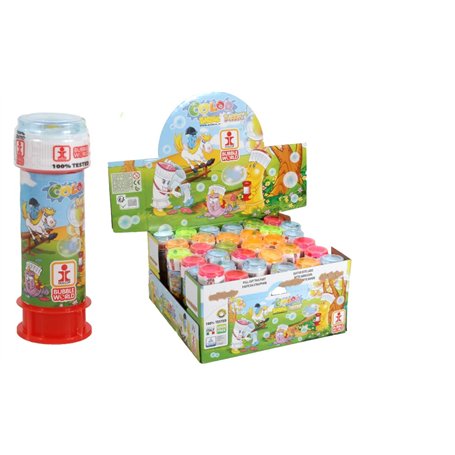 DULCOP - Pack de 36 Bulles Couleur - Bulles de Savon - 60 Ml - 047002PA - Multicolore - Plastique - Licence Officiel - Jouet Enf