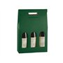 Lot de 5 boîtes pour 3 bouteilles de vin verticales modèle bordelais
