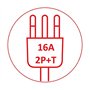 POLY POOL - PP1412 Bloc multiprise temporisée par Timer quotidien pour extérieur - Timer Prise électrique bivalente 10/16 A 2 P+