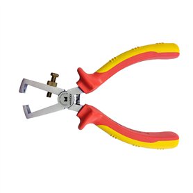Pince à dénuder réglable isolé VDE 1000 V 160 mm.
