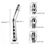 Enema Shower Douche Pomme de douche en aluminium pour le nettoyage du côlon avec 7 trous (3 têtes et un tube à essai)…