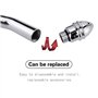 Enema Shower Douche Pomme de douche en aluminium pour le nettoyage du côlon avec 7 trous (3 têtes et un tube à essai)…