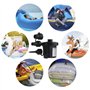 ZStarlite - Pompe à air électrique portable pour matelas gonflable, pour piscines, bateaux, jouets gonflables, camping, avec 3 a