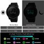 FeiWen Grand Cadran Digital Sport Montres Bracelet de Mixte 50M Étanche Plastique de la Lunette et Caoutchouc Ruban Outdoor Mult