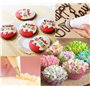 Poche Patisserie Jetable, 300 ensembles de sac petits/moyens/grands Poche à Douille Patisserie pour Glaçage et Décoration de Gât