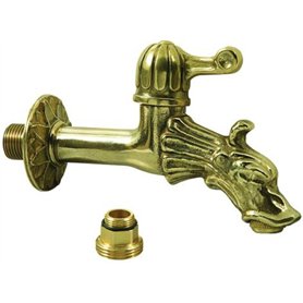 L'Artistica 77432-10 Robinet de Fontaine en Laiton tête de Dragon 1/2"