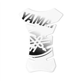 4R Quattroerre.it 18088 Protège-réservoir adhésif 3D pour Moto Yamaha Transparent