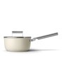 Smeg CKFS2011CRM Casserole, crème, antiadhésive, aluminium, fond breveté, 20 cm