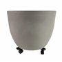 Chariot à plantes d'intérieur et d'extérieur en acier pour pots ronds et carrés, porte-pots avec roues charge 90 kg couleur noir
