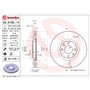 Brembo 09.A185.11 - Disque du Frein Avant avec revêtement anti-corrosion UV - Jeu de 2 disques