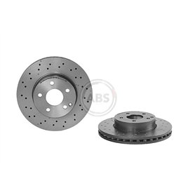 Brembo 09.A613.51 - Disque du Frein Avant avec revêtement anti-corrosion UV - Jeu de 2 disques
