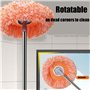 Balai serpillère Rotatif à 360° réglable – Manche Extensible, Nettoyeur Multi-Surfaces for sols, Outil de Nettoyage Ergonomique 
