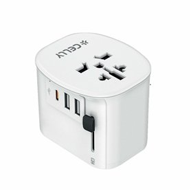 Chargeur mural Celly MULTIPLUG30WWH 30 W