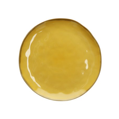 Rose & Tulipani - Assiette plate Concert ocre
