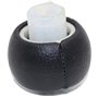 Pommeau de vitesse Cunluna Noir Ergonomique pour Peugeot 807 2002-2011 et Expert 2004-2007, Cuir PU, Métal, 1 pièce