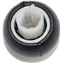 Pommeau de vitesse Cunluna Noir Ergonomique pour Peugeot 807 2002-2011 et Expert 2004-2007, Cuir PU, Métal, 1 pièce