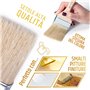 PENNELLIFICIO 2000 | Kit de peinture professionnelle composé de grand rouleau et petit rouleau, 3 pinceaux, bac en plastique, ru