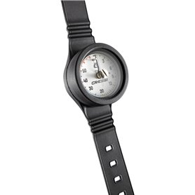 CRESSI Wristband Depht Gauge White Metric Profondimètre Analogique Durable au Poignet Unisex-Adult