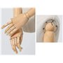SHANYAYALI Mannequin de tailleur - Forme de robe - Torse - Mannequins pour étudiants - Avec base en bois - Fenêtre de mariage
