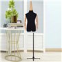 SHANYAYALI Mannequin de tailleur torse féminin corps enfant modèle porter forme étudiant mode étudiant hauteur réglable fer