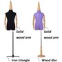 SHANYAYALI Mannequin de tailleur torse féminin corps enfant modèle porter forme étudiant mode étudiant hauteur réglable fer