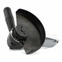 ABAC Meuleuse d'Angle Pneumatique G-20, Meuleuse pour Disques à Partir de 125 mm, 2 Clés dont une Clé Hexagonale, Lunettes de Pr