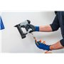ABAC Agrafeuse Cloueuse Pneumatique G-301 - Coffret en Plastique avec Accessoires (Clé Hexagonale 3 et 4 mm + Flacon Huile Vide)