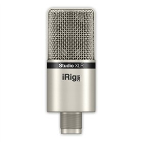 Microphone IK Multimedia IP-IRIG-MICSTDXLR-IN Argenté