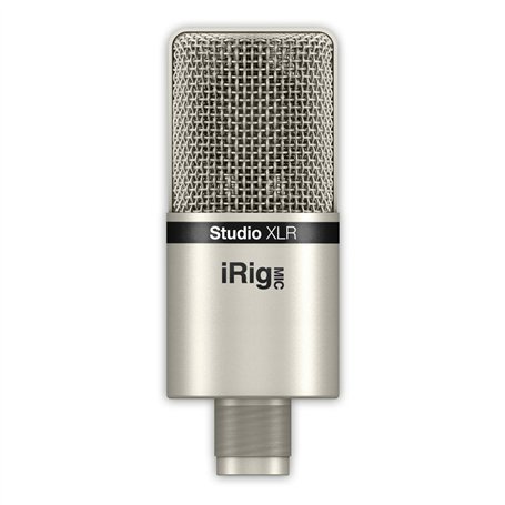 Microphone IK Multimedia IP-IRIG-MICSTDXLR-IN Argenté