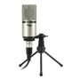 Microphone IK Multimedia IP-IRIG-MICSTDXLR-IN Argenté
