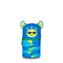 Mitama Porte-Stylo Scolaire Extensible pour Enfants - Trousse Multicolore Monster Boy - Ouverture avec Fermeture éclair