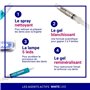 Kit blanchiment dentaire professionnel Whitecare - Saveur menthe - Efficace, rapide et sans danger - Gagnez 2 à 9 teintes - N°1 