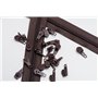 IPEA Fermeture éclair marron chaîne longue de 5 mètres + 15 curseurs en métal – Chaîne mesure #5 – Made in Italy – Charnières en