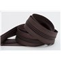 IPEA Fermeture éclair marron chaîne longue de 5 mètres + 15 curseurs en métal – Chaîne mesure #5 – Made in Italy – Charnières en