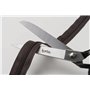 IPEA Fermeture éclair marron chaîne longue de 5 mètres + 15 curseurs en métal – Chaîne mesure #5 – Made in Italy – Charnières en