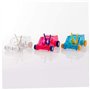 Hotaden 1pc Mini Car Table Nettoyage poussière Chariot Clavier Nettoyeur de Bureau poussière Confetti Crayon Gomme Sweeper pouss