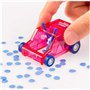 Hotaden 1pc Mini Car Table Nettoyage poussière Chariot Clavier Nettoyeur de Bureau poussière Confetti Crayon Gomme Sweeper pouss