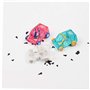 Hotaden 1pc Mini Car Table Nettoyage poussière Chariot Clavier Nettoyeur de Bureau poussière Confetti Crayon Gomme Sweeper pouss