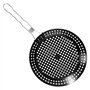 MasterCook Panier Rond perforé pour Barbecue en Acier Inoxydable, Panier Gril pour légumes BBQ, Accessoire de Cuisson à la Brais