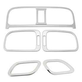 GADSJI 6 pièces de décoration de climatisation de Sortie de Garniture en Acier Inoxydable de Voiture
