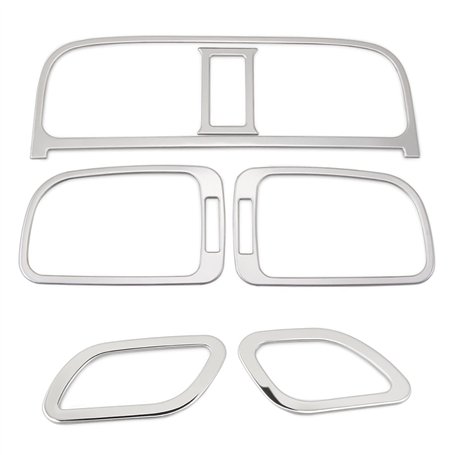 GADSJI 6 pièces de décoration de climatisation de Sortie de Garniture en Acier Inoxydable de Voiture