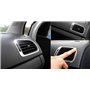 GADSJI 6 pièces de décoration de climatisation de Sortie de Garniture en Acier Inoxydable de Voiture, for VW, for Polo 2011-2017