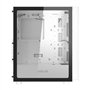 Noua Orizon M111 Boîtier ATX Blanc pour PC Gaming, Prend en Charge E-ATX, 0,50 mm SPCC, 3 Ventilateurs LED ARGB orientables (2 x
