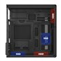 Nuwo Eguera A121 Boîtier Compact MicroATX pour Ordinateur de Bureau Mini Tour 0,6 mm SPCC, USB 3.0, Panneaux latéraux en Maille,