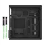 Nuwo Eguera A121 Boîtier Compact MicroATX pour Ordinateur de Bureau Mini Tour 0,6 mm SPCC, USB 3.0, Panneaux latéraux en Maille,