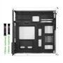 Nuwo Eguera A113 Boîtier Compact MicroATX pour Ordinateur de Bureau Mini Tour 0,6 mm SPCC, USB 3.0, Panneau latéral en Verre tre