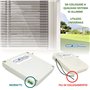 Glac Store® Capteur à volets roulants pour volet roulant contact avec pinces ou fil avec cordon de câble 3 mètres en nylon unive