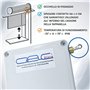 Glac Store® Capteur à volets roulants pour volet roulant contact avec pinces ou fil avec cordon de câble 3 mètres en nylon unive