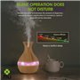 Humidificateur hydratant et nébulisant, 300 ml, RGB lumière LED 7 couleurs, fonctionnement silencieux, chambre à coucher, salon