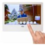 DSE DMC-P2M7 Kit vidéophone double famille IP avec 2 boutons internes/2 ouvre-portes, 2 écrans tactiles 7" et bloc d'alimentatio